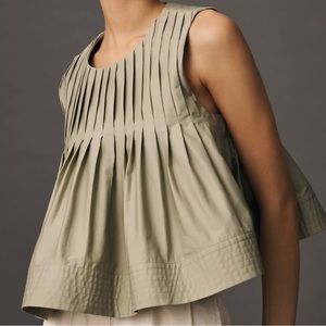 Anthropologie x Mare Mare pleated tank
